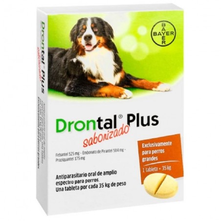 DRONTAL PLUS 35 KG CLINICO COM  X 1