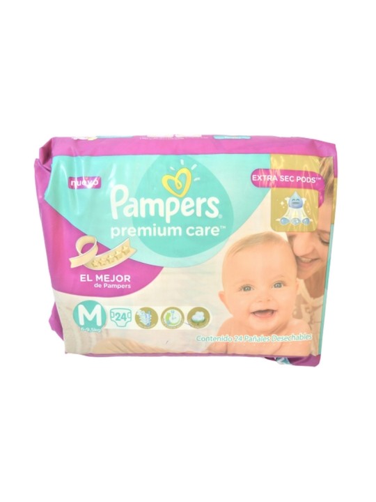 PAMPERS PREMIUM CARE MED X24