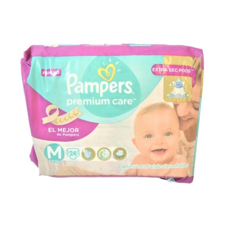 PAMPERS PREMIUM CARE MED X24