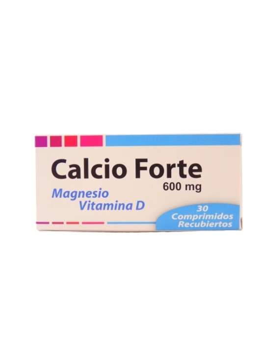 CALCIO FORTE 600mg/VITD X30 COM