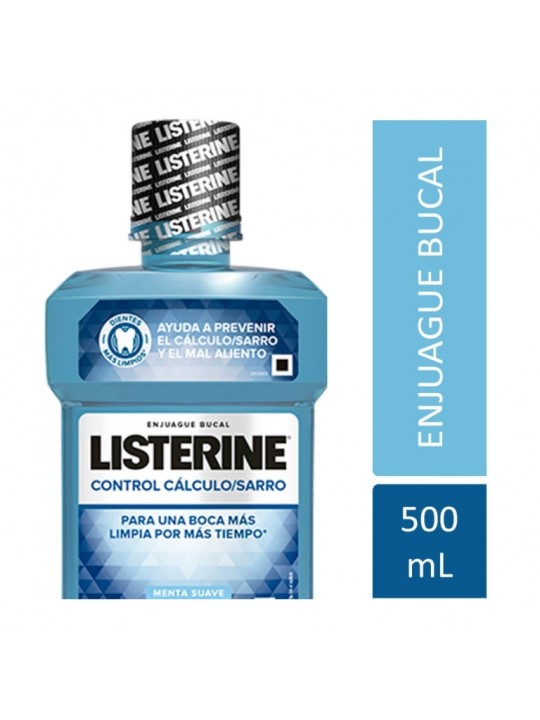 LISTERINE  ENJUAGUE BUCAL  ZERO (S/ALCOHOL) 500ML