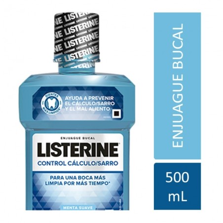 LISTERINE  ENJUAGUE BUCAL  ZERO (S/ALCOHOL) 500ML