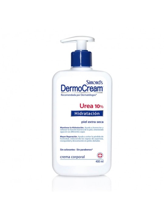 SIMONDS DERMOCREAM HIDRAT UREA LOC 10% X 400 ML