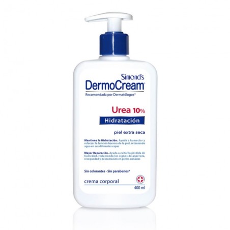 SIMONDS DERMOCREAM HIDRAT UREA LOC 10% X 400 ML