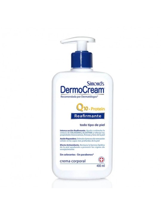 SIMONDS DERMOCREAM Q10 CREMA REAFIRMANTE X 400 ML