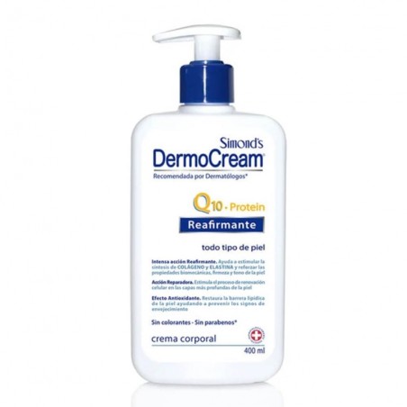 SIMONDS DERMOCREAM Q10 CREMA REAFIRMANTE X 400 ML