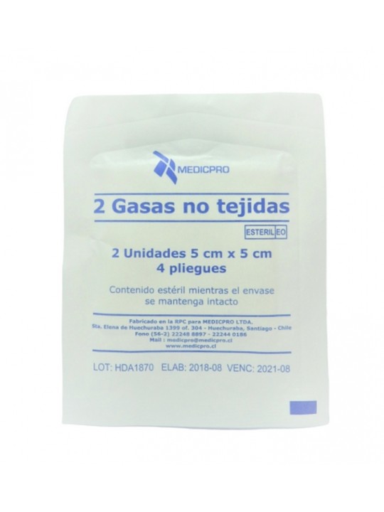 GASA ESTERILIZADA 5X5 2 UN