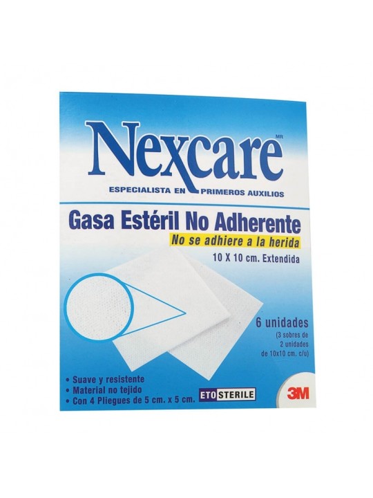 NEXCARE GASA ESTERIL X6