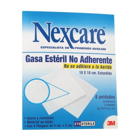 NEXCARE GASA ESTERIL X6