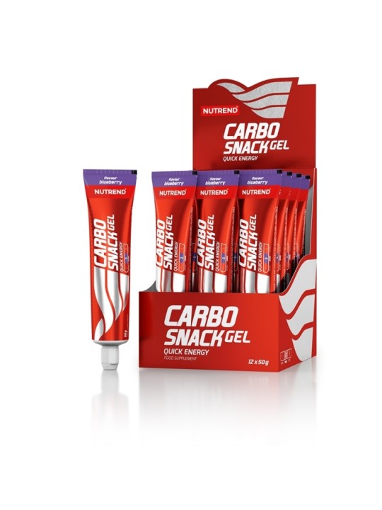 CARBO SNACK ENERGY GEL TURBO BLUEBERRY X 50 GR