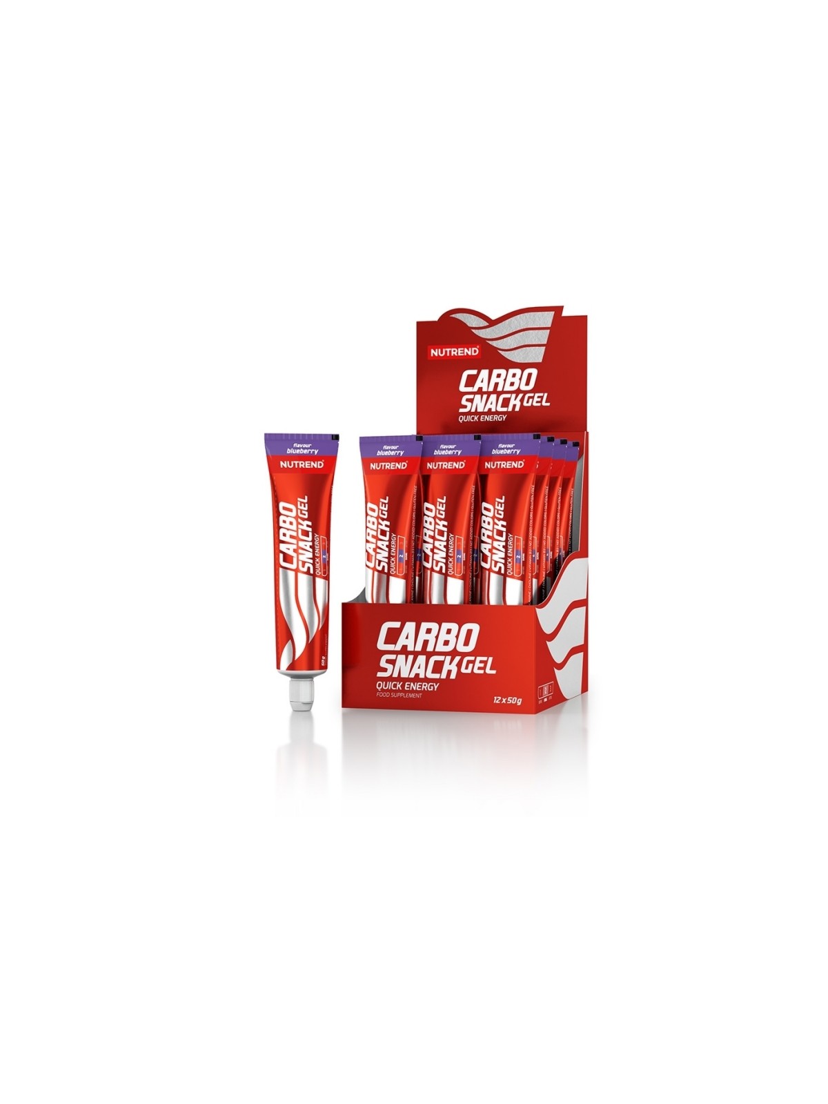 CARBO SNACK ENERGY GEL TURBO BLUEBERRY X 50 GR