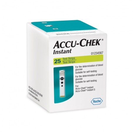 ACCU-CHEK KIT INSTANT  X 25 TIRAS REACTIVAS