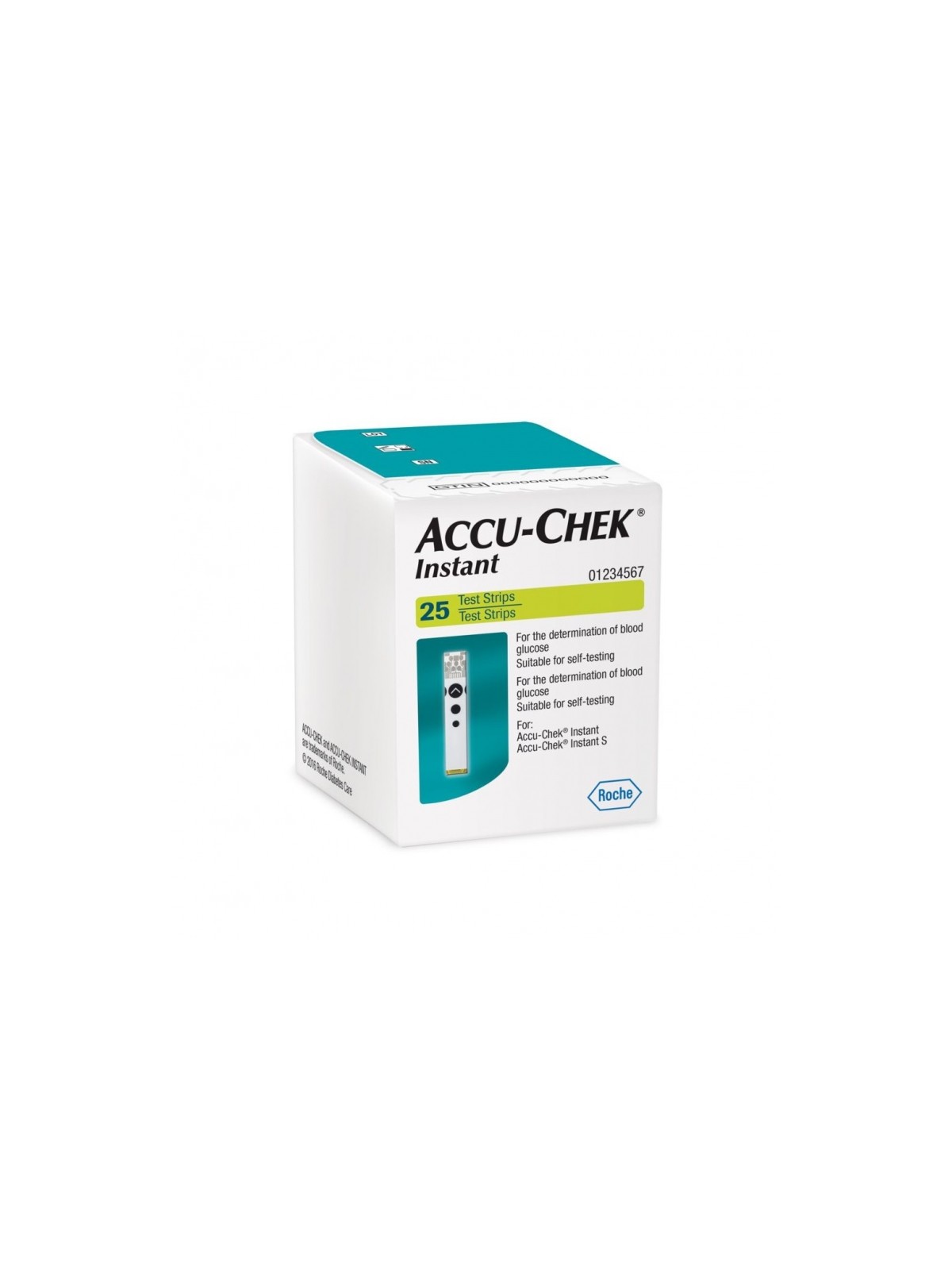 ACCU-CHEK KIT INSTANT  X 25 TIRAS REACTIVAS