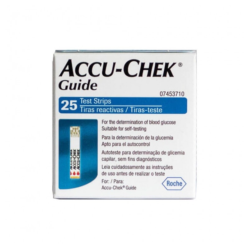 ACCU-CHEK GUIDE X 25 TIRAS REACTIVAS