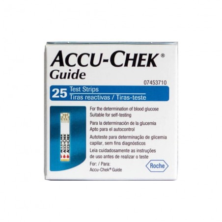 ACCU-CHEK GUIDE X 25 TIRAS REACTIVAS