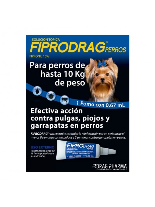 FIPRODRAG PERROS 10  KILOS