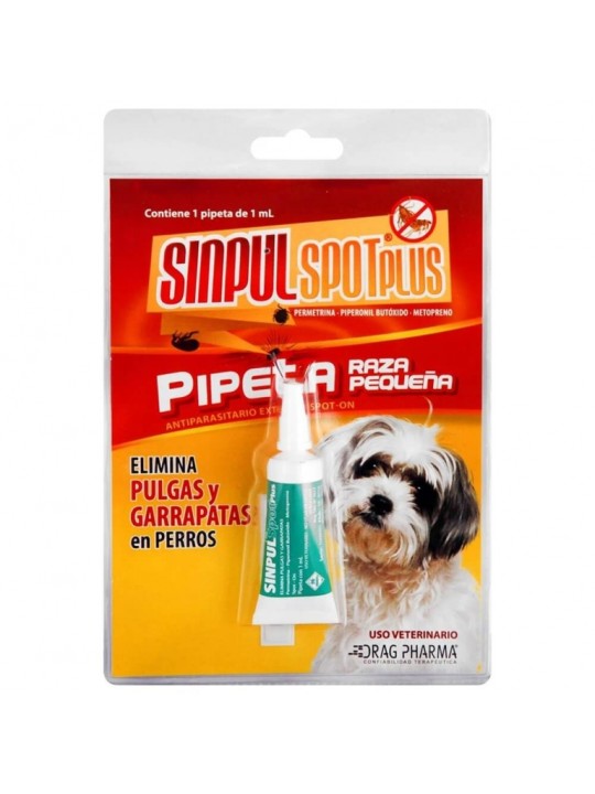 SINPUL SPOT PLUS RAZA PEQ 0-5 KG  PIPETA 2 ML X 1