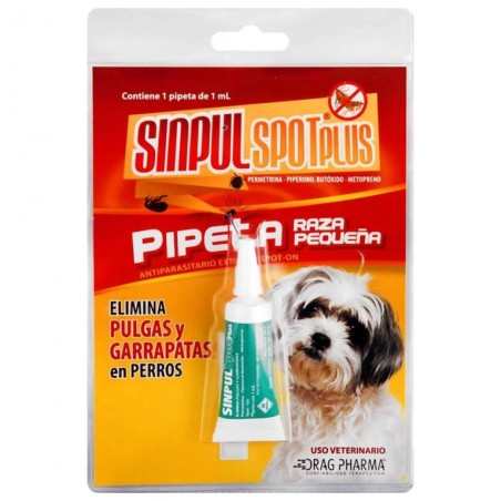 SINPUL SPOT PLUS RAZA PEQ 0-5 KG  PIPETA 2 ML X 1