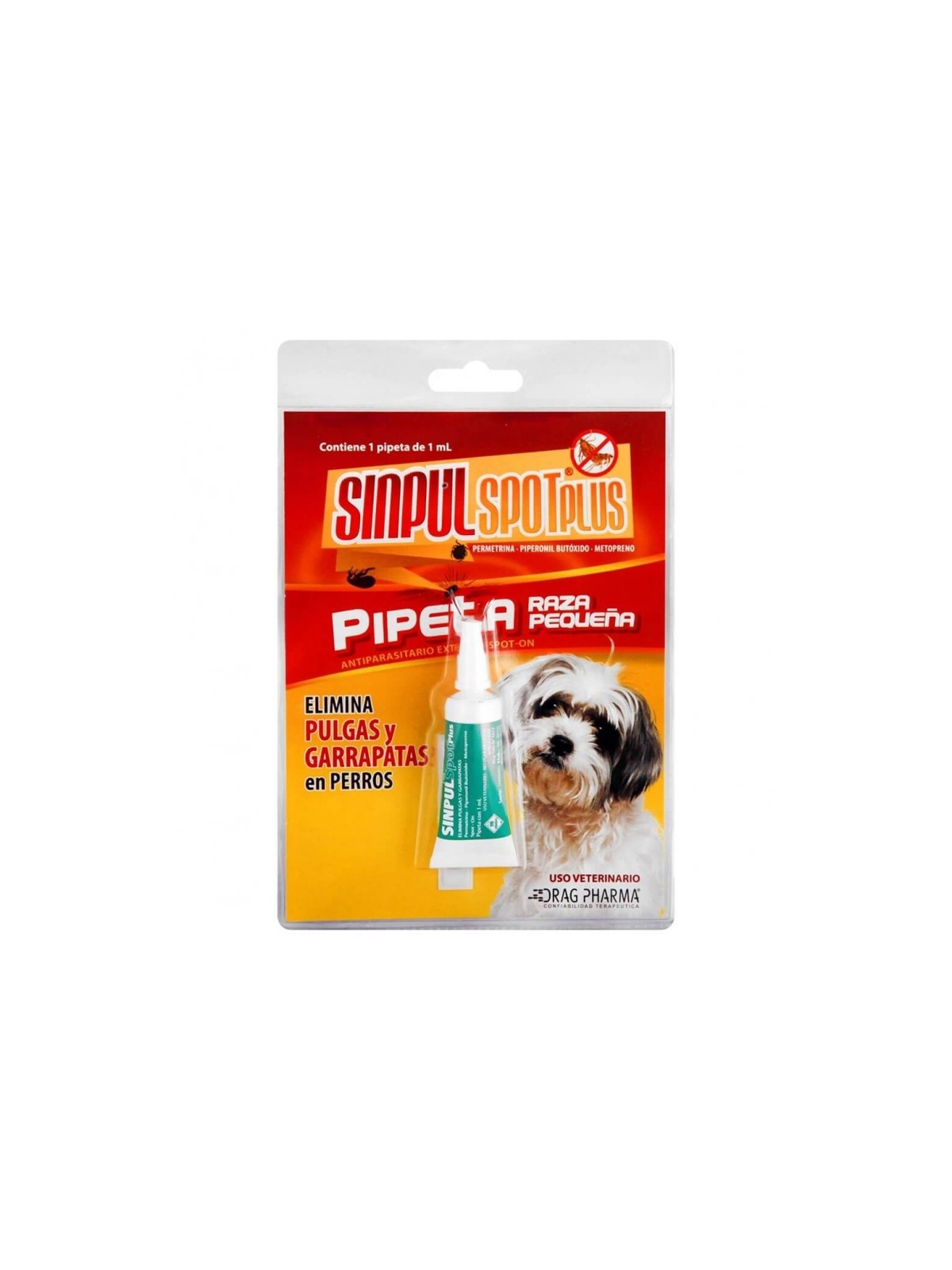 SINPUL SPOT PLUS RAZA PEQ 0-5 KG  PIPETA 2 ML X 1