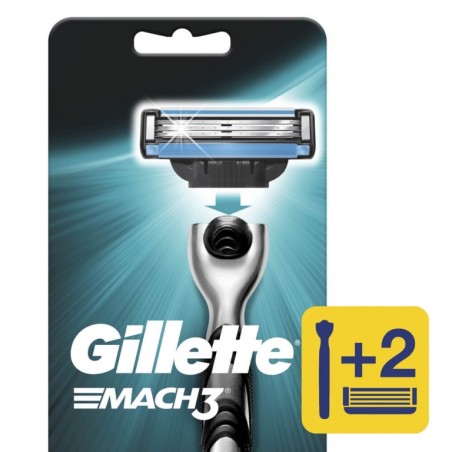 GILLETTE MACH 3 PIEL NORMAL  MAQUINA  C/REPUESTO