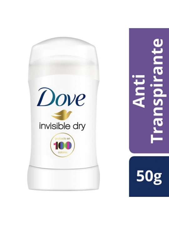 DOVE DESODORANTE  MUJER BARRA INVISIBLE DRY 50G