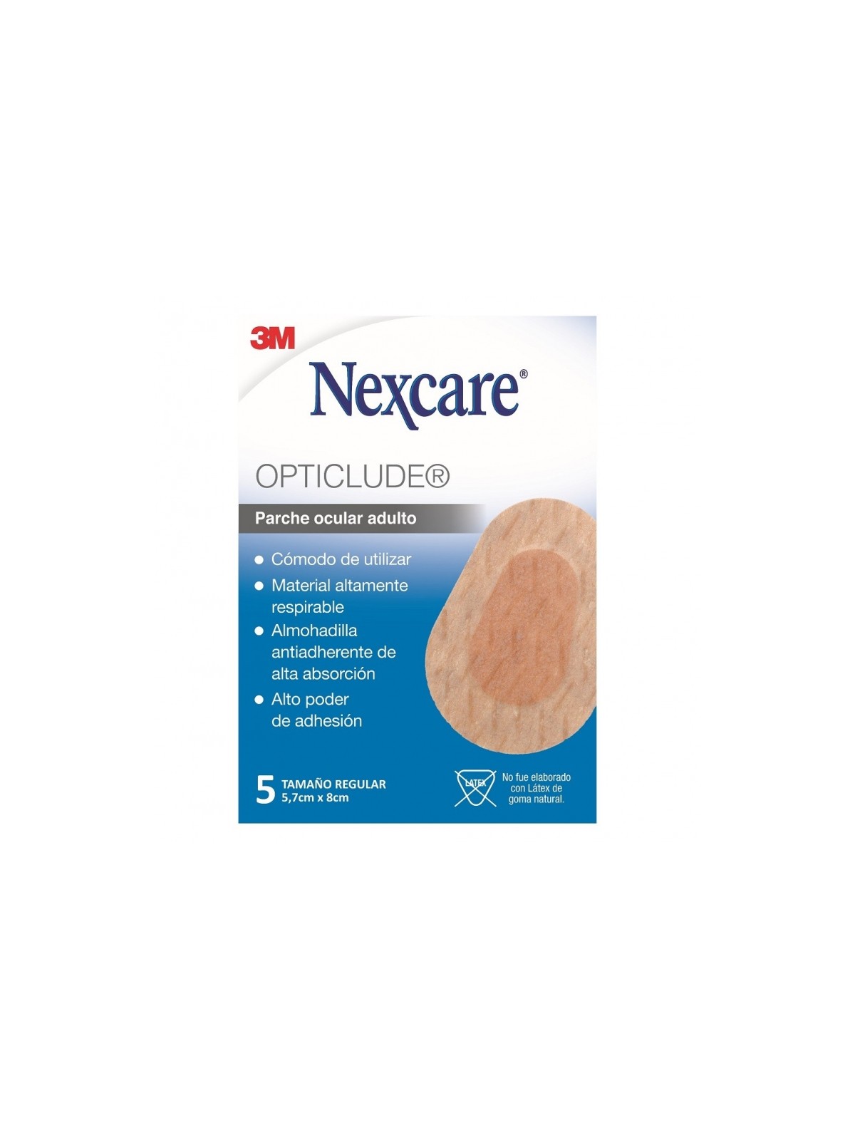 NEXCARE PARCHE OCULAR AD X 5 PARCHES