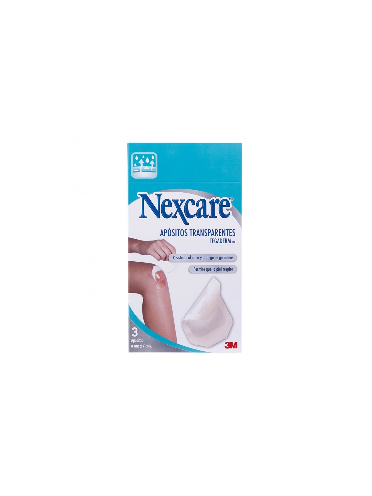 NEXCARE TEGADERM 6X7cm X3