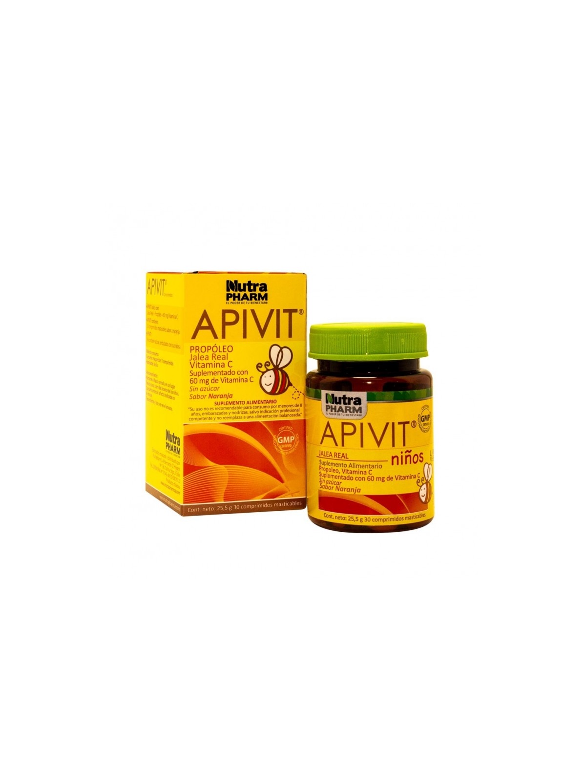 APIVIT  NIÑOS PROPOLEO + VITAMINA C X 30 CAP