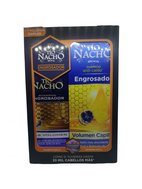 TIO NACHO SH ENGROSADOR X 415ML + SH ENGROSADOR X 200ML PACK