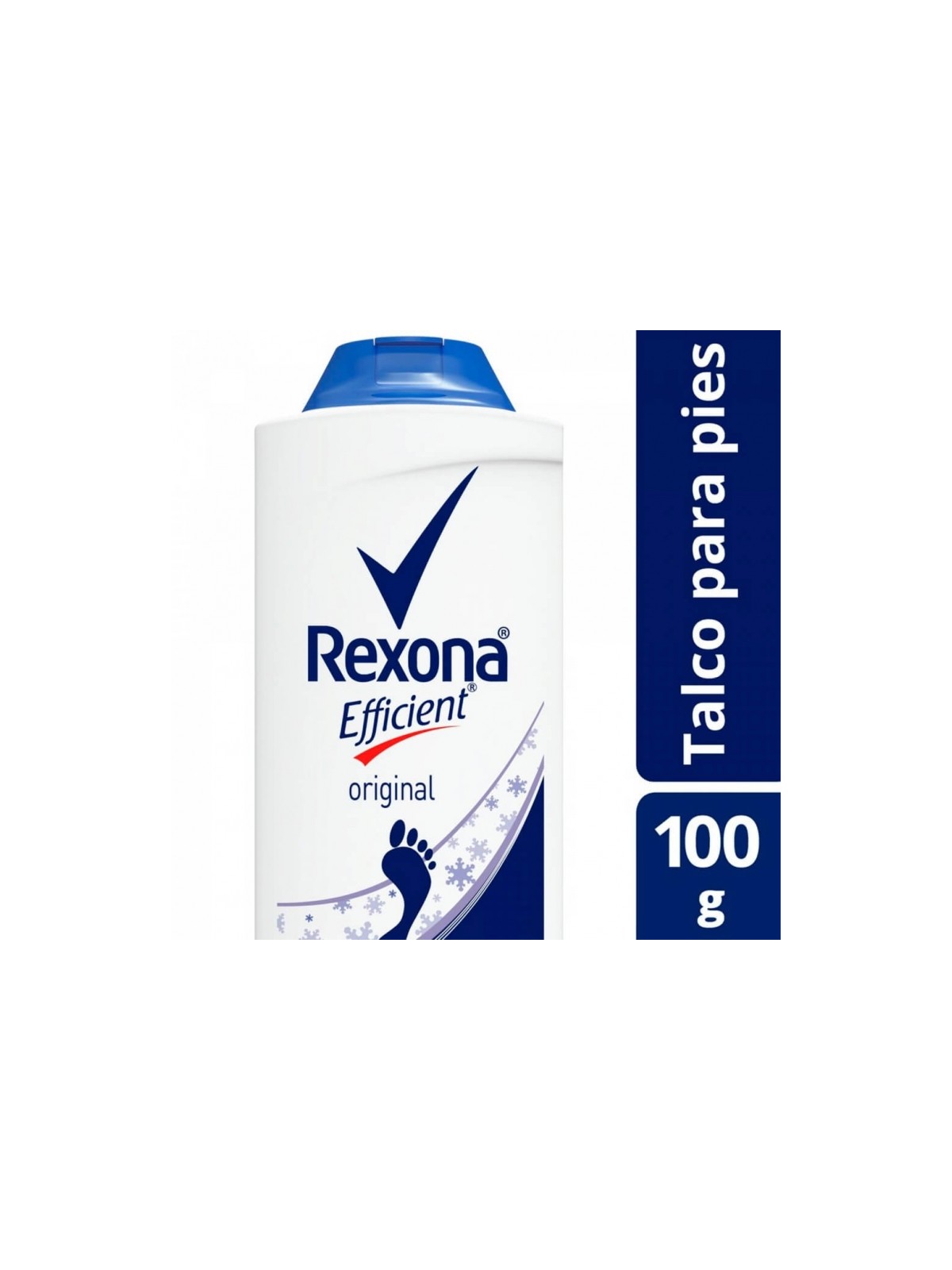 REXONA EFFICIENT TALCO PIES  X100 G