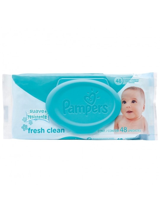 PAMPERS TOALLAS HUMEDAS FRESH CLEAN X48