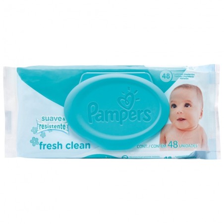 PAMPERS TOALLAS HUMEDAS FRESH CLEAN X48