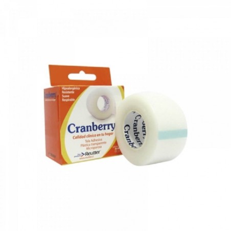 CRANBERRY TELA ADH PLASTICA 2.5cm X 9M