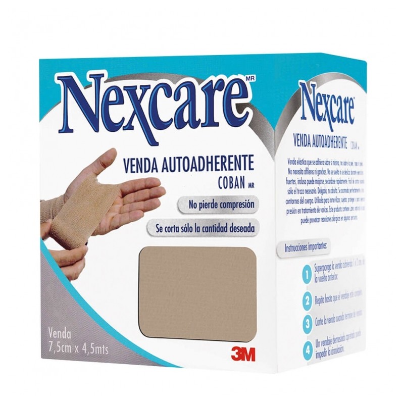 NEXCARE 3M COBAN 7,5CMX4,5MTS.BRONCE