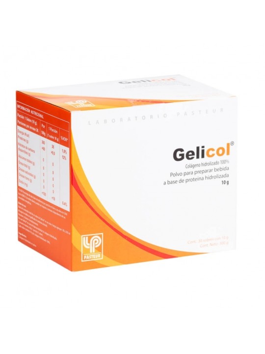 GELICOL  COLAGENO HIDROLIZADO X 30 SACHET 10GR