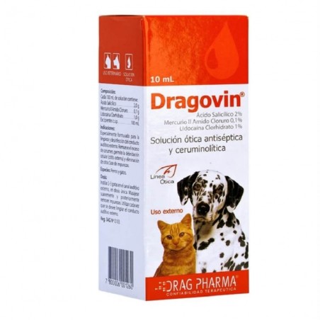 DRAGOVIN SOL OTICA/CERUMINOLITICA X 10 ML