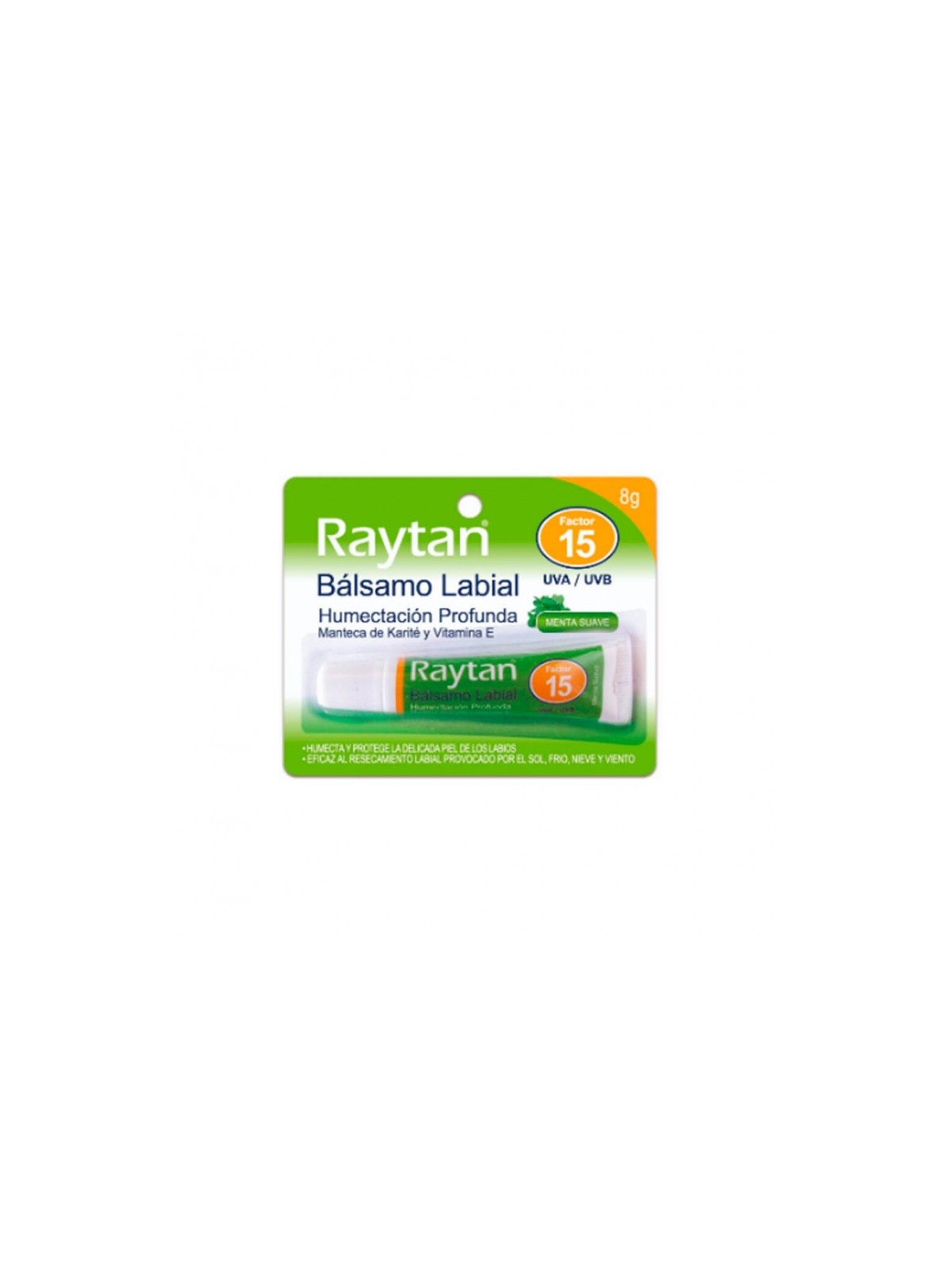 RAYTAN BALS LABIAL SPF 15 MENT X 8 GR