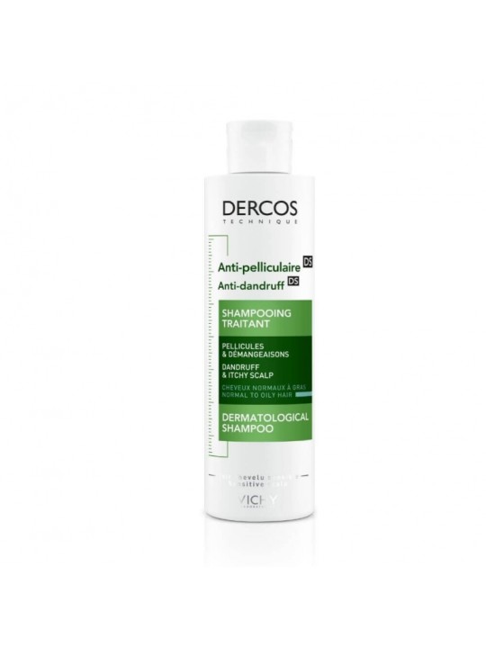 VICHY DERCOS SH. ANTICASPA DS CABELLO NORMAL A GRASO X 200ML