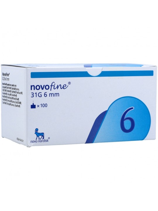 NOVOFINE 31G X 6MM X 100