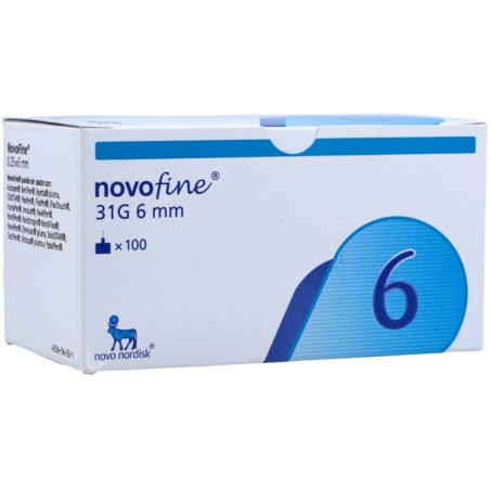 NOVOFINE 31G X 6MM X 100