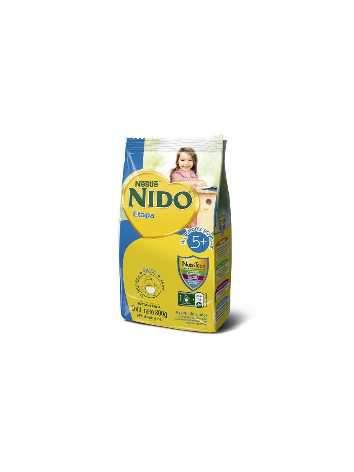 NIDO ETAPA 5+PRO.BOL.800G