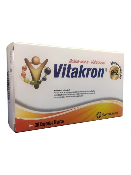 VITAKRON X 30 CAP. BLANDAS