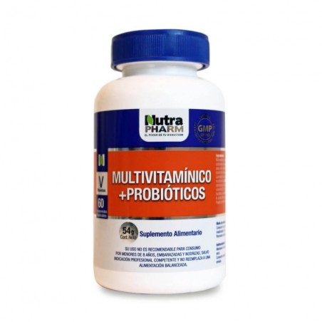 MULTIVITAMINICOS + PROBIOTICOS X 60 COMP MAST