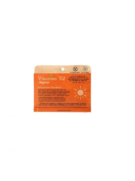 VITAMINA D2 VEGANA 65 MG X 125 PORCIONES