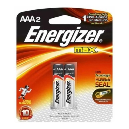 ENERGIZER MAX PILAS ALCALINAS AAA x 2