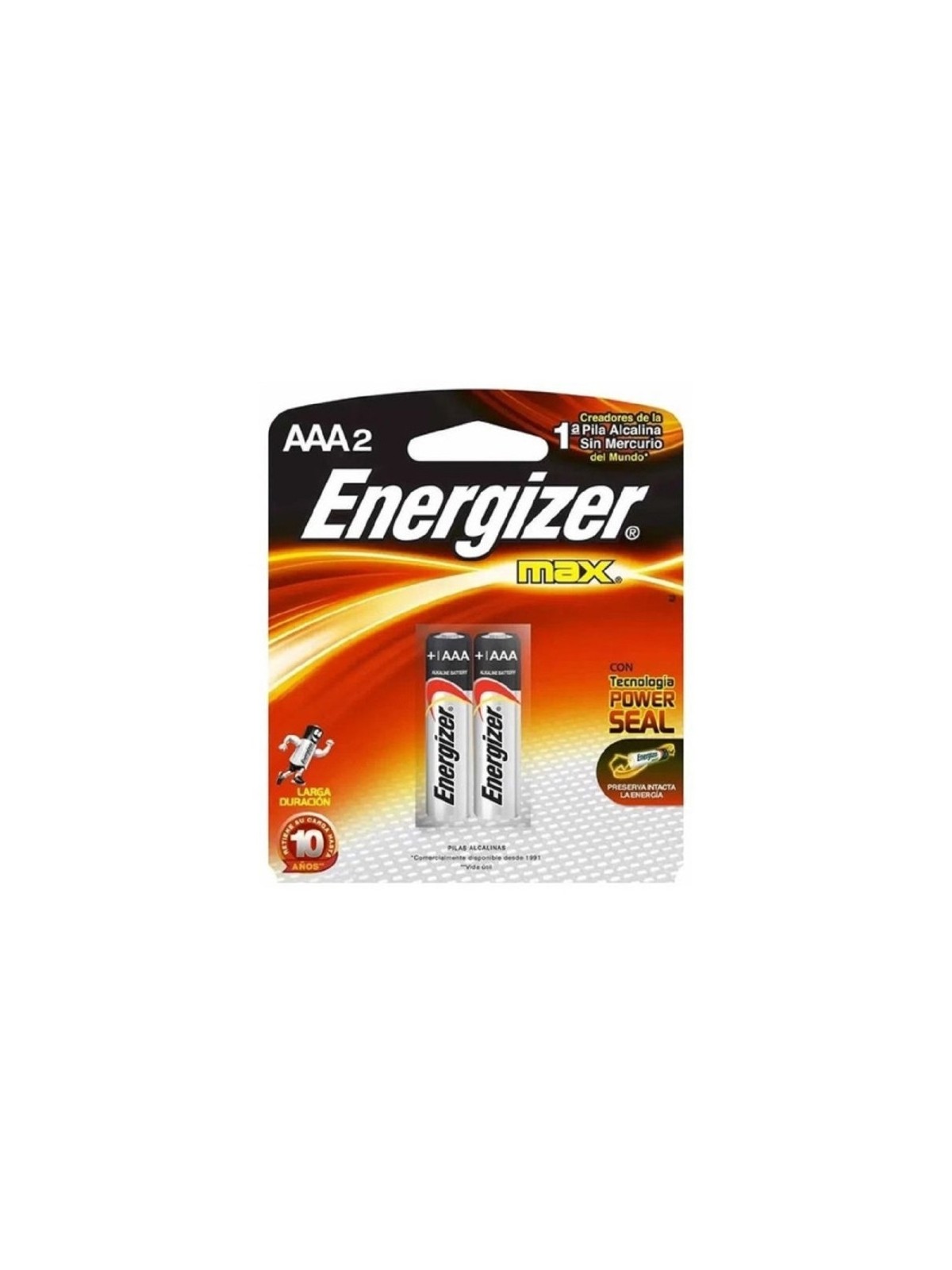 ENERGIZER MAX PILAS ALCALINAS AAA x 2