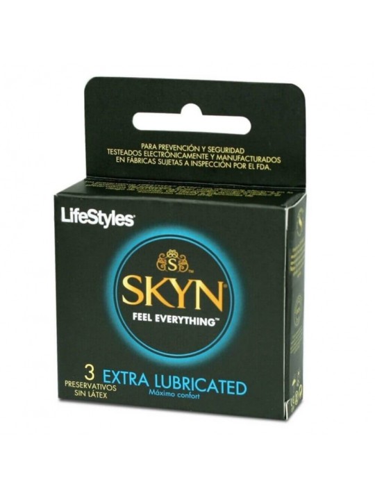 LIFESTYLES EXTRA LUBRICADO X3