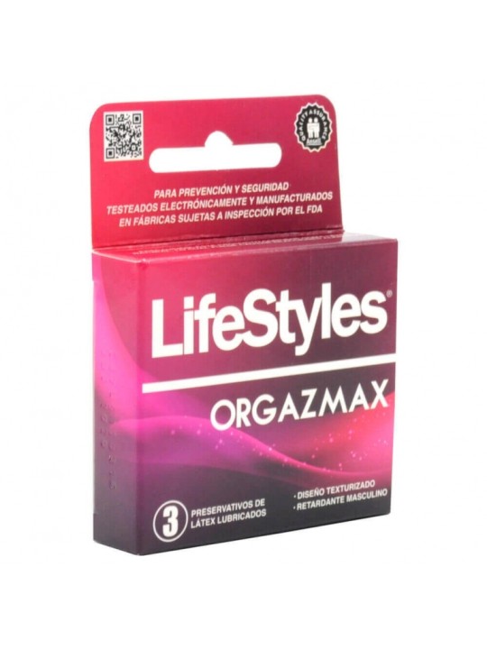 LIFESTYLES ORGAZMAX  X 3