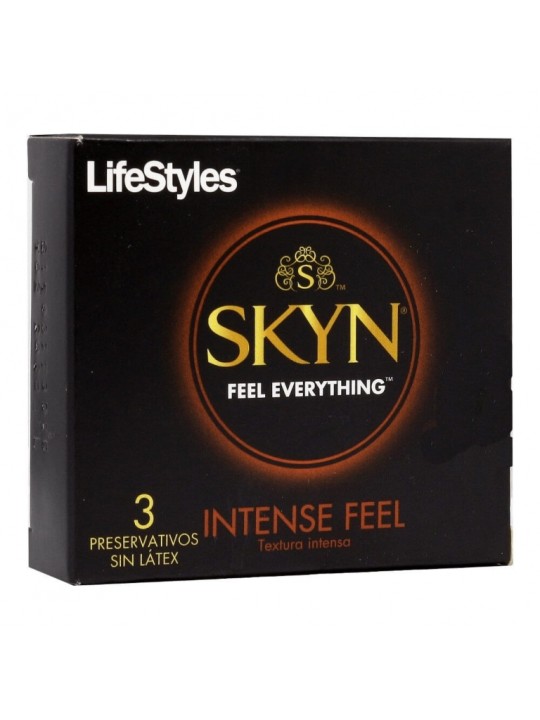 LIFESTYLES SKIN INTENSE FEEL X 3