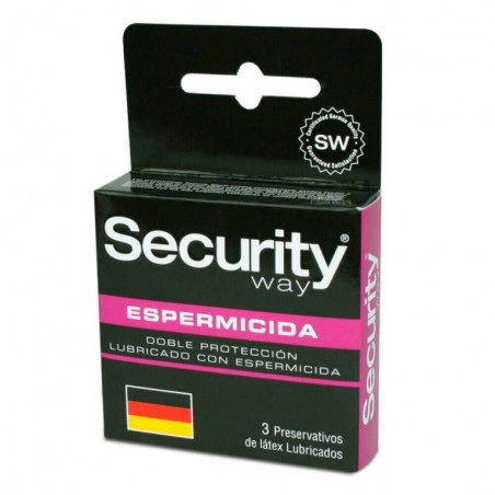 SECURITY ESPERMICIDA X 3